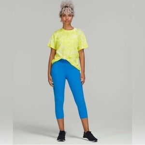 Lululemon All Yours Cotton T-Shirt *Tie Dye Marmoleado Tie Dye Highlight Yellow